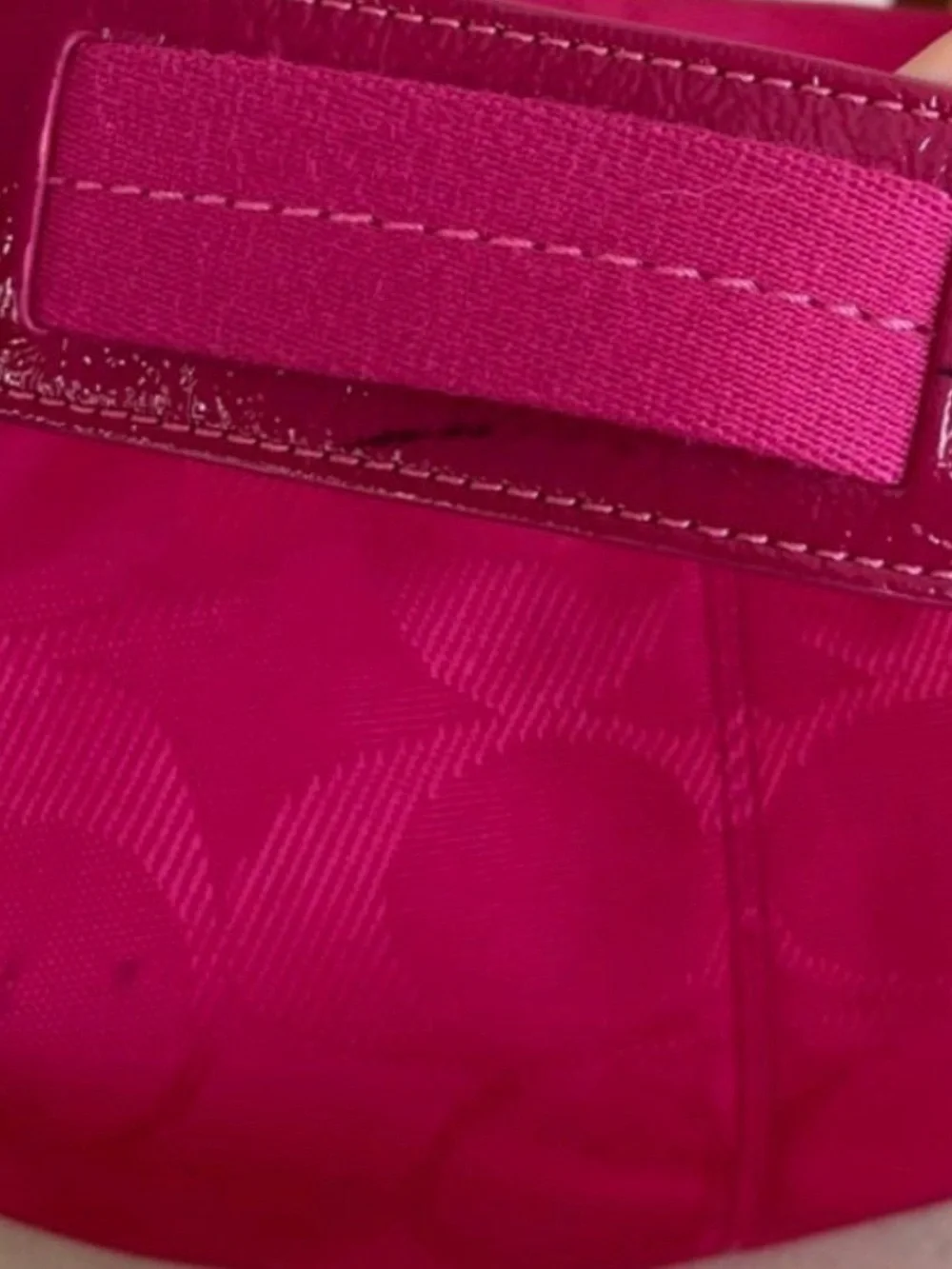 Vintage Y2K Coach Hot Pink Signature Hobo Bag